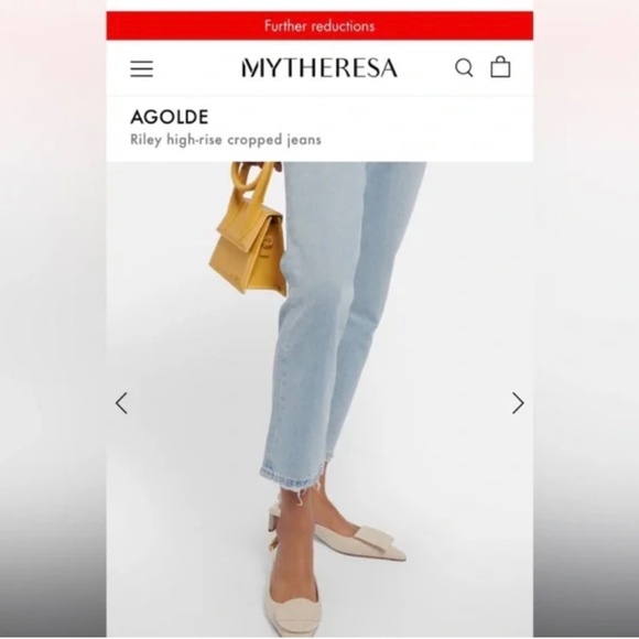 Agolde Riley Jeans NWT - Picture 5 of 10